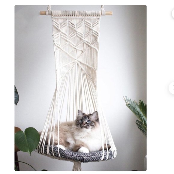 boho cat bed